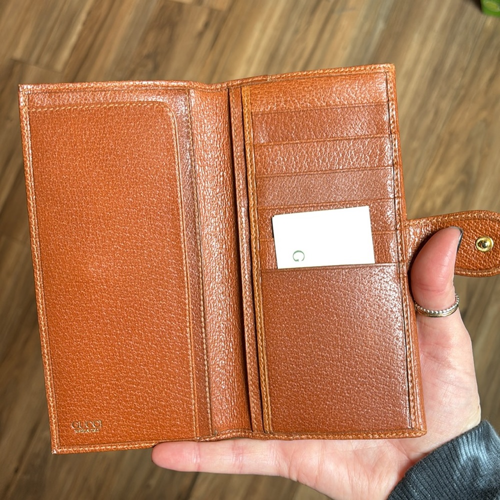 Vintage Gucci wallet with checkbook holder - Picture 3 of 9